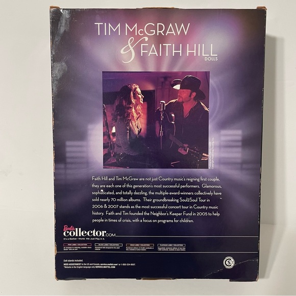 Ken & Barbie Set. Tim McGraw & Faith Hill. Pink Label. 2011. New - Picture 2 of 10